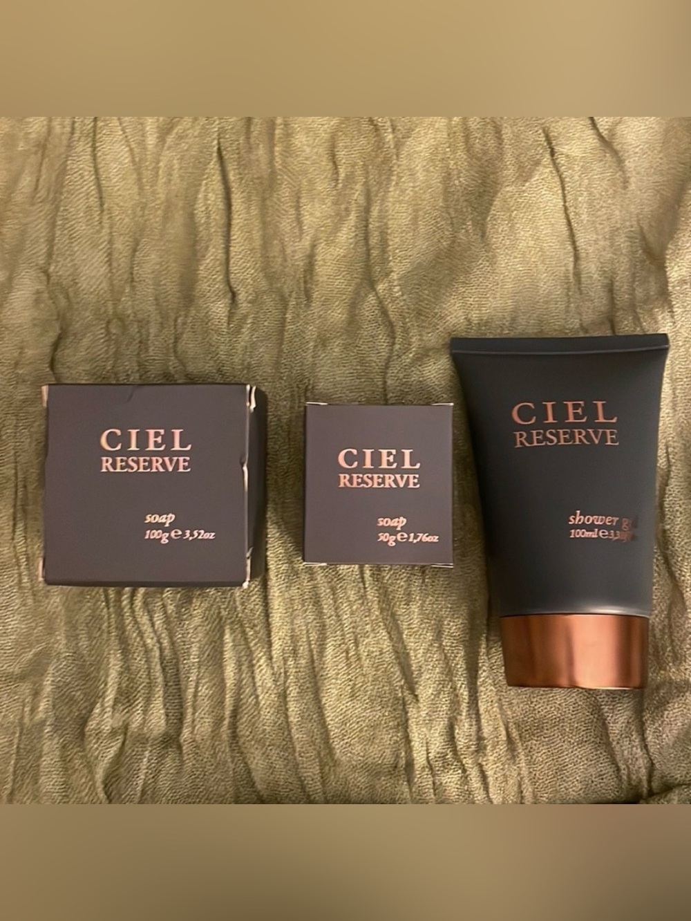 Ciel Reserve Soap & Shower Gel; Soap 100 & 50 Grams; Shower Gel, 100 ML